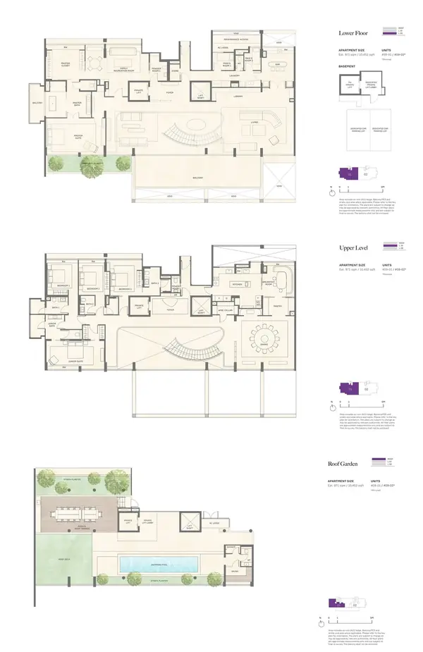21 Anderson — floor plan 5BR-PH, 5 Bedroom Penthouse, D10