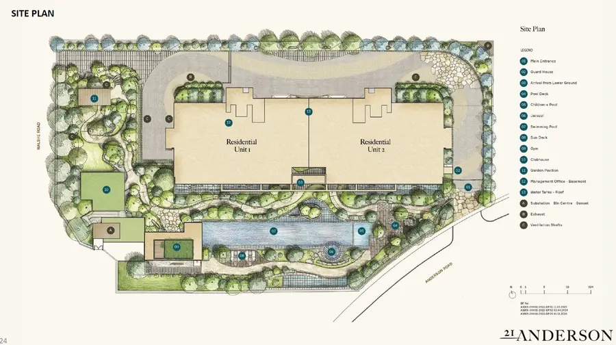 21 Anderson — site plan 1, D10
