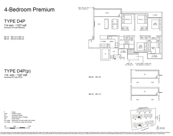 Amberwood at Holland — floor plan D4P, 4 Bedroom Premium, D10