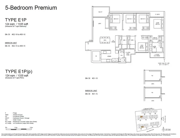 Amberwood at Holland — floor plan E1P, 5 Bedroom Premium, D10