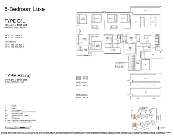 Amberwood at Holland — floor plan E3L, 5 Bedroom Luxe, D10