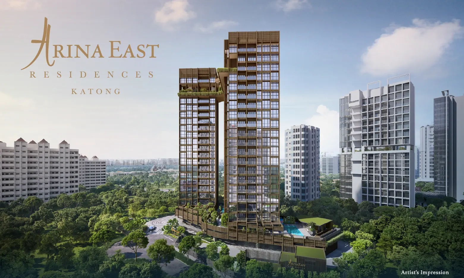 Arina East Residences — artist impression or marketing image 1, D15