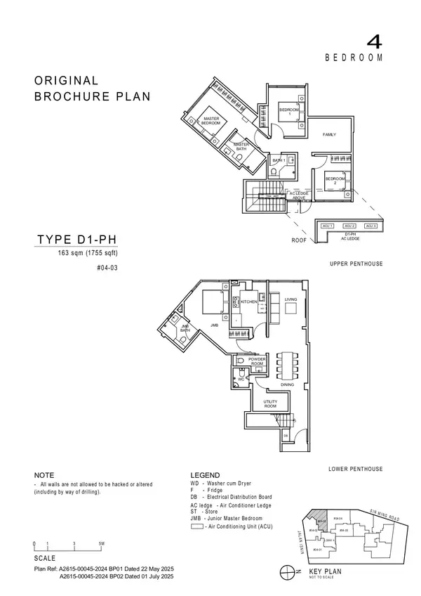 Artisan 8 — floor plan D1-PH, 4 Bedroom, D20