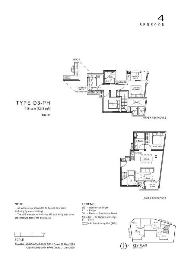 Artisan 8 — floor plan D3-PH, 4 Bedroom, D20