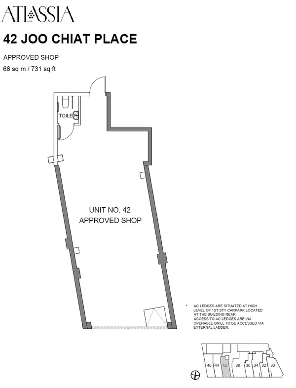 Atlassia — floor plan #42, Commercial, D15