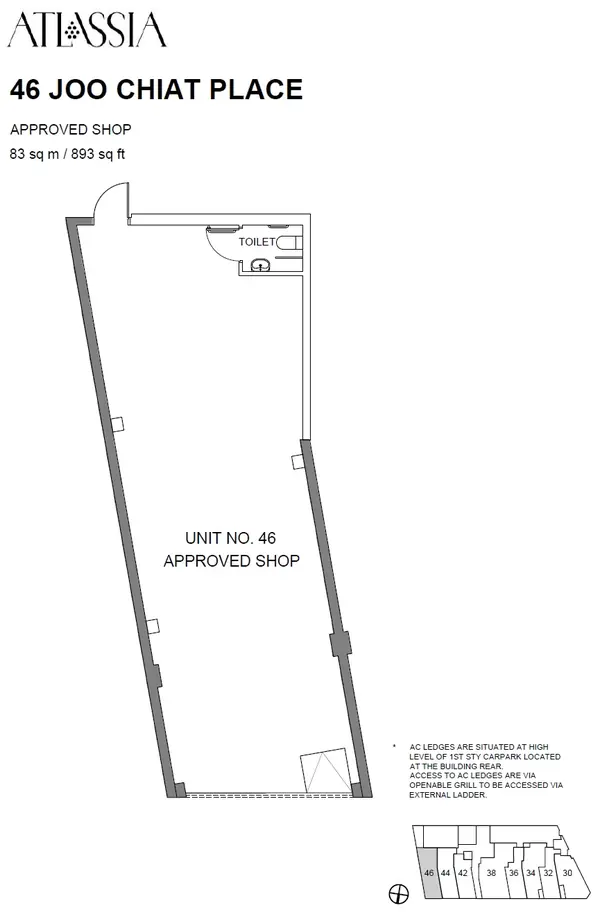 Atlassia — floor plan #46, Commercial, D15