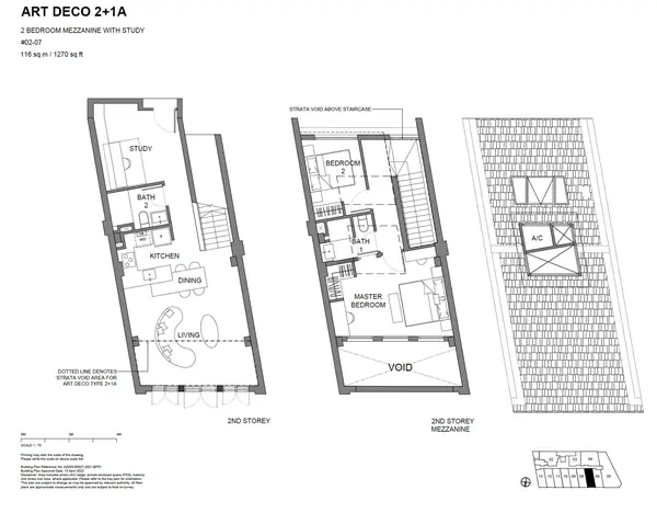 Atlassia — floor plan ART DECO 2+1A, 2 + 1 Bedroom, D15