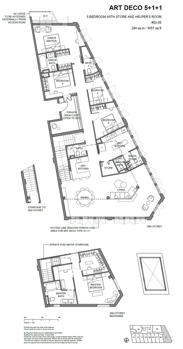 Atlassia — floor plan ART DECO 5+1+1, 5 + 1 + 1 Bedroom, D15