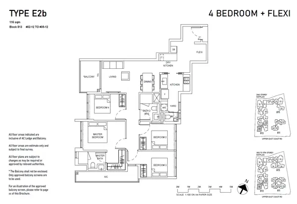 Bagnall Haus — floor plan E2b, 4 Bedroom + Flexi, D16