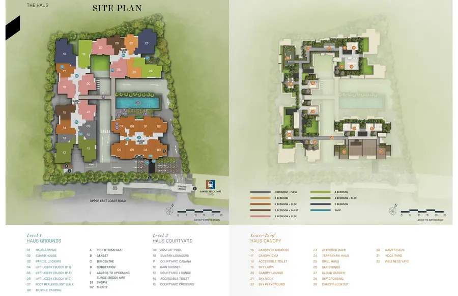 Bagnall Haus — site plan 1, D16