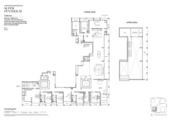 Canninghill Piers — floor plan PH, Super Penthouse, D06
