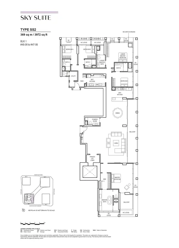 Canninghill Piers — floor plan SS2, SKY Suite, D06