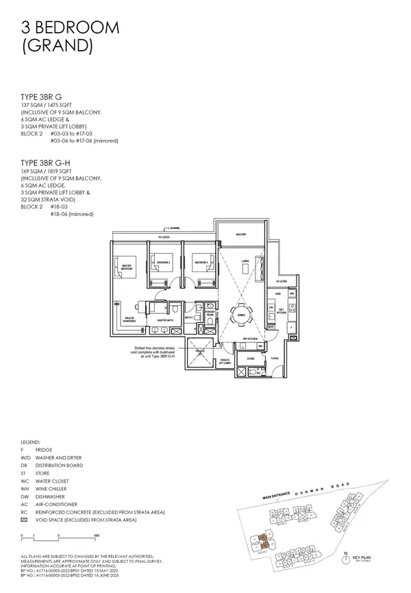 Grand Dunman — floor plan 3BR G, 3 Bedroom (grand), D15