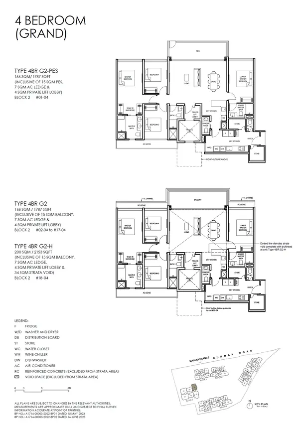 Grand Dunman — floor plan 4BR G2, 4 Bedroom (grand), D15