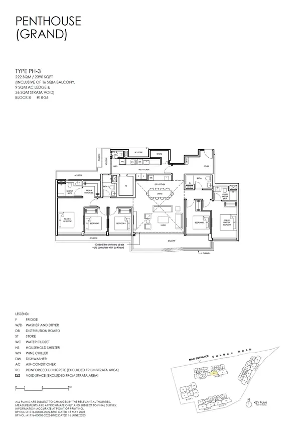 Grand Dunman — floor plan PH-3, Penthouse (grand), D15