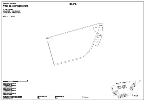 Grand Dunman — floor plan Shop 5, Shop, D15