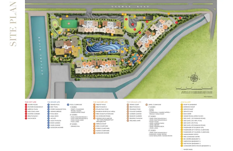 Grand Dunman — site plan 1, D15