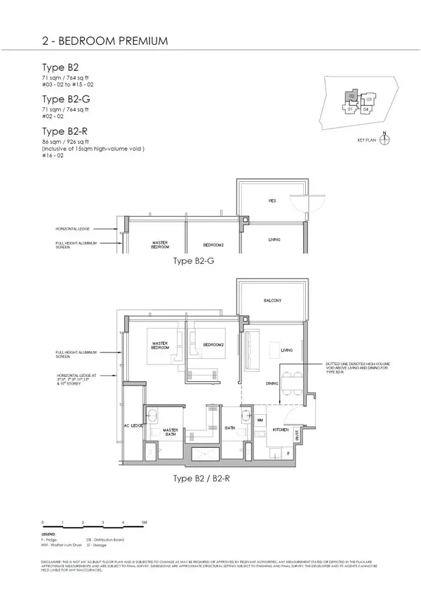 Grange 1866 — floor plan B2-G, 2 Bedroom Premium, D10
