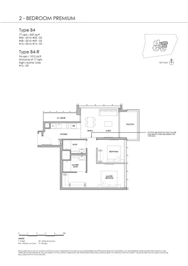 Grange 1866 — floor plan B4, 2 Bedroom Premium, D10
