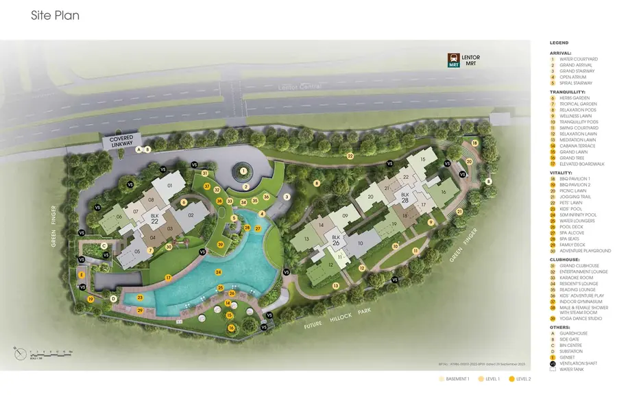 Hillock Green — site plan 1, D26