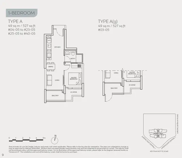 J'Den — floor plan A, 1 Bedroom, D22