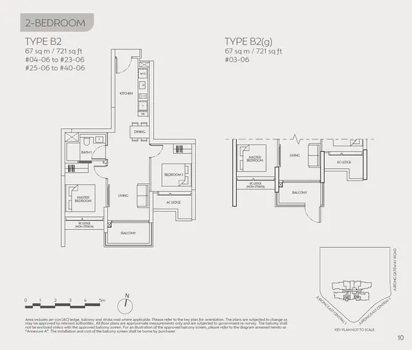 J'Den — floor plan B2, 2 Bedroom, D22