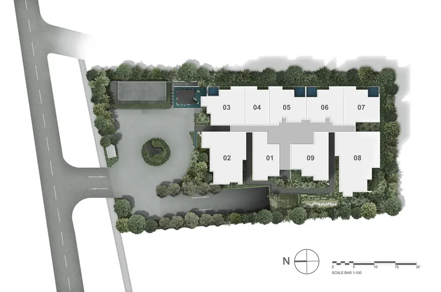 Jervois Prive — site plan 1, D10