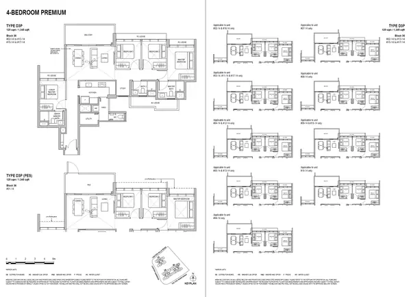 Lentoria — floor plan D3P, 4 Bedroom Premium, D26