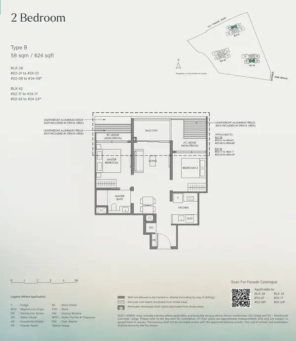Nava Grove — floor plan B, 2 Bedroom, D21