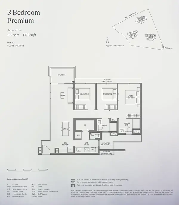 Nava Grove — floor plan CP-1, 3 Bedroom Premium, D21