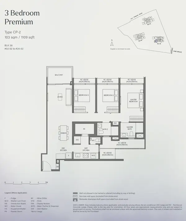 Nava Grove — floor plan CP-2, 3 Bedroom Premium, D21