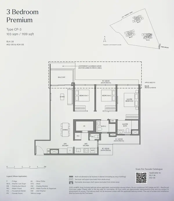 Nava Grove — floor plan CP-3, 3 Bedroom Premium, D21