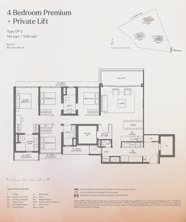 Nava Grove — floor plan DP-2, 4 Bedroom Premium + Private Lift, D21