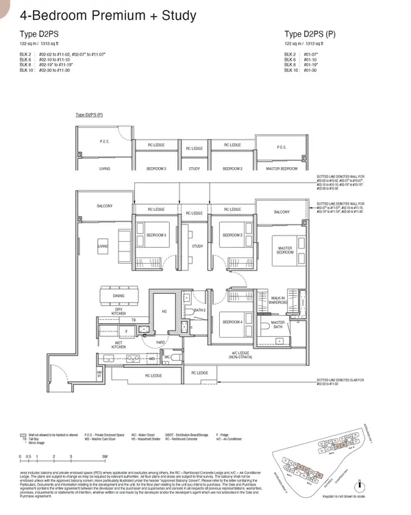Norwood Grand — floor plan D2PS, 4 Bedroom Premium + Study, D25