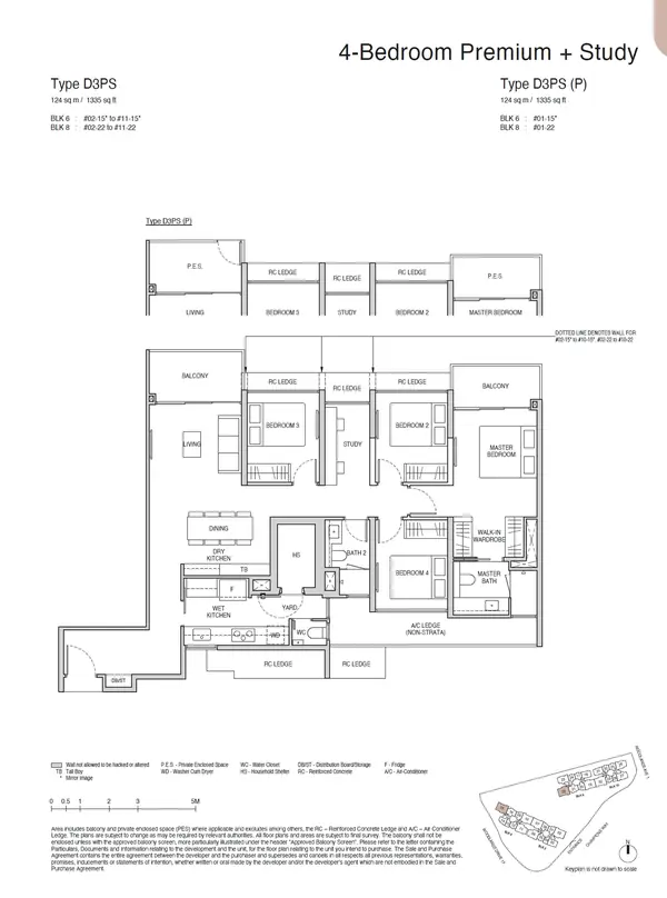 Norwood Grand — floor plan D3PS, 4 Bedroom Premium + Study, D25