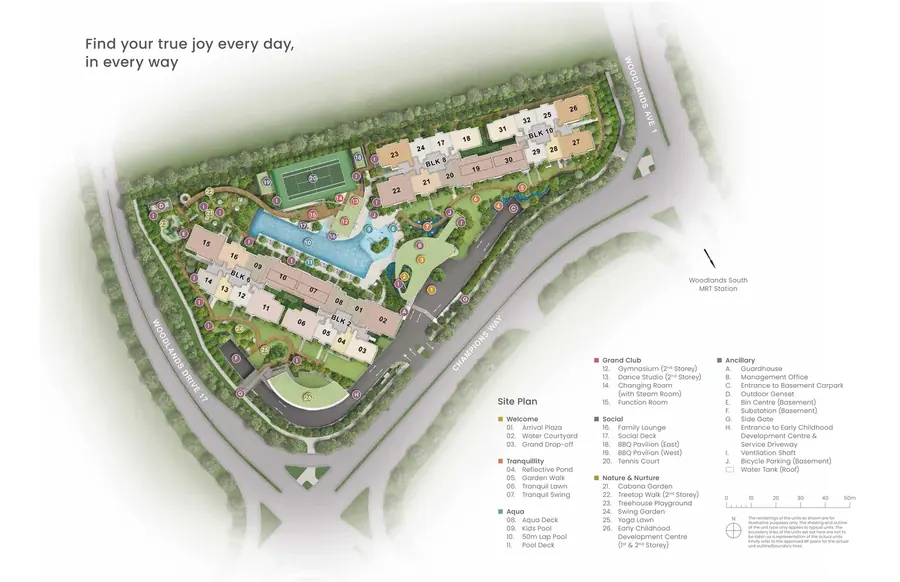 Norwood Grand — site plan 1, D25