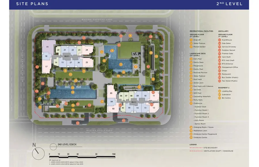 One Marina Gardens — site plan 1, D01