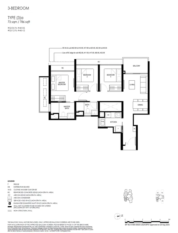 Penrith — floor plan (3)a, 3 Bedroom, D03