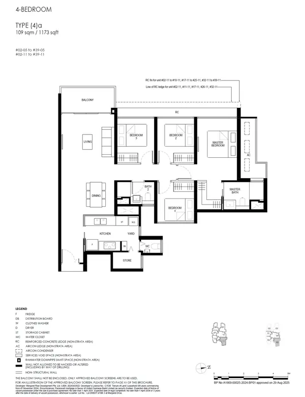 Penrith — floor plan (4)a, 4 Bedroom, D03
