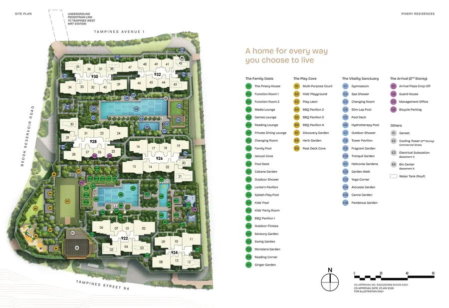 Pinery Residences — site plan 1, D16