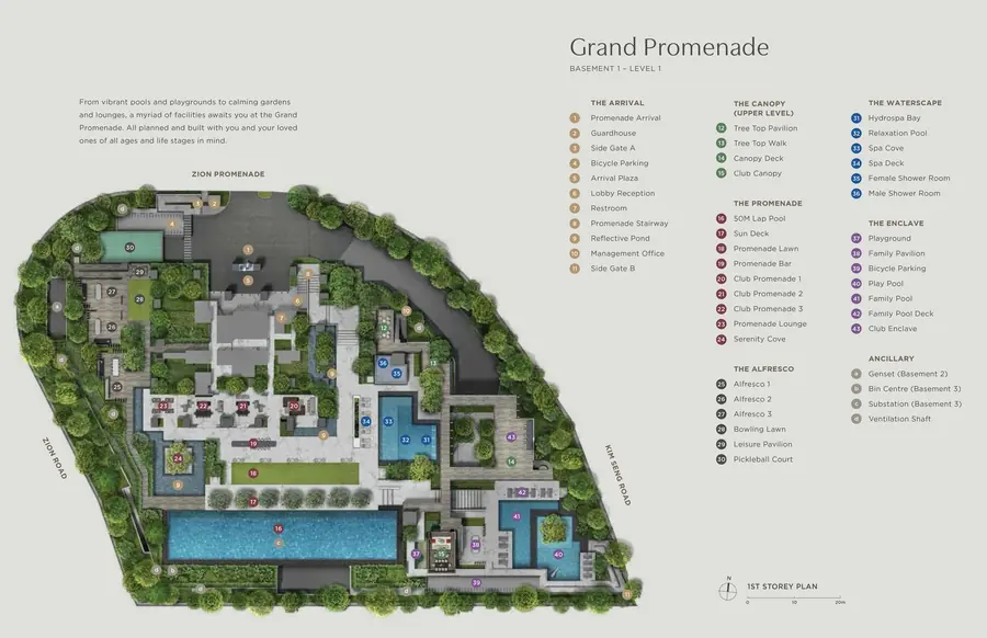 Promenade Peak — site plan 1, D03