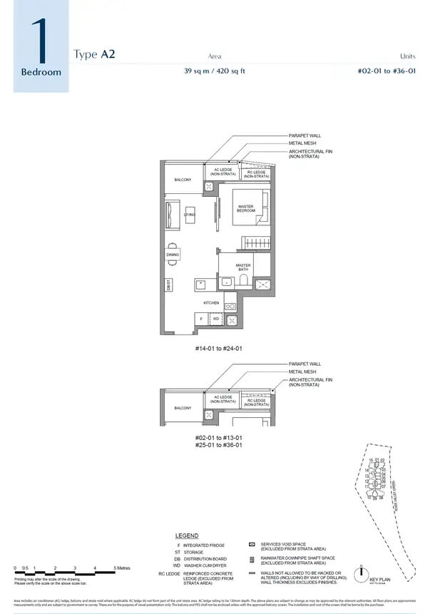 River Green — floor plan A2, 1 Bedroom, D09