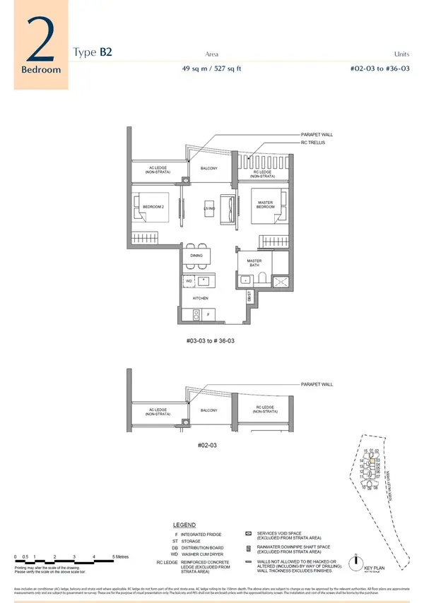 River Green — floor plan B2, 2 Bedroom, D09