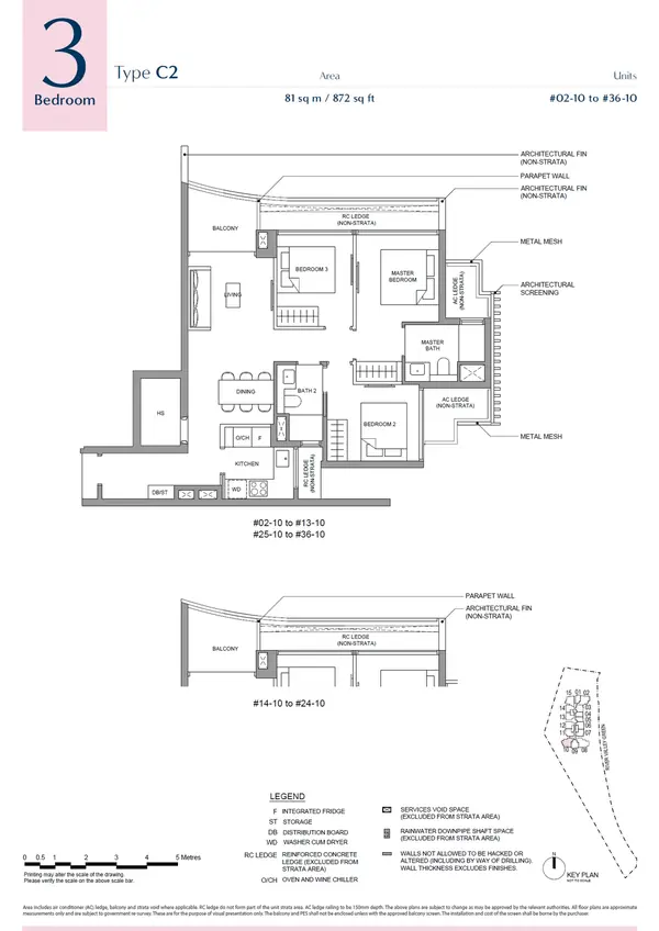 River Green — floor plan C2, 3 Bedroom, D09