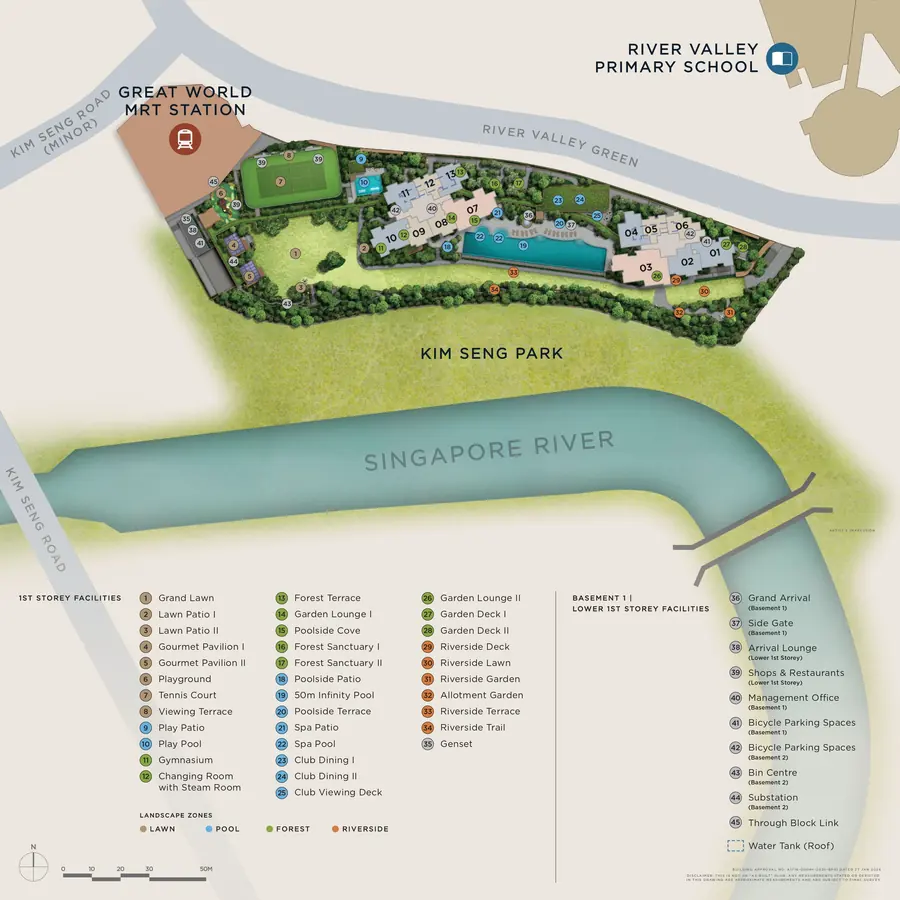 River Modern — site plan 1, D09