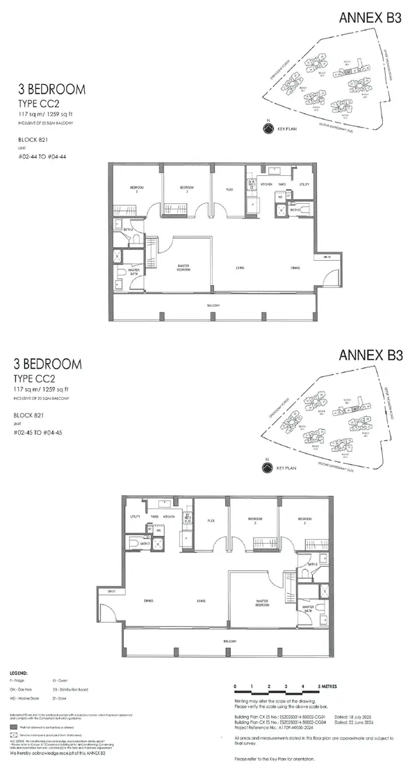 Springleaf Residence — floor plan CC2, 3 Bedroom + Study + Utility, D26