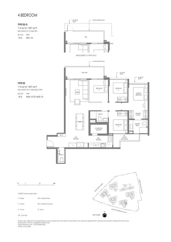 Springleaf Residence — floor plan D2, 4 Bedroom, D26