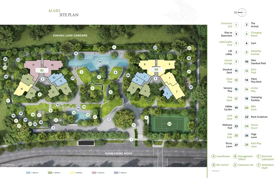 The Lakegarden Residences — site plan 1, D22