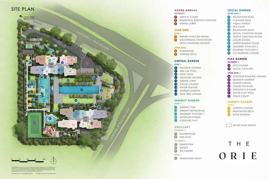 The Orie — site plan 1, D12