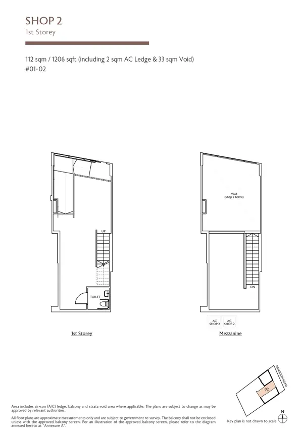 The Ranz — floor plan SHOP 2, Shop, D08